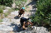 Salita col sole a picco di mezzogiorno della Ferrata Colodri ad Arco di Trento il 27 giugno 2010- FOTOGALLERY